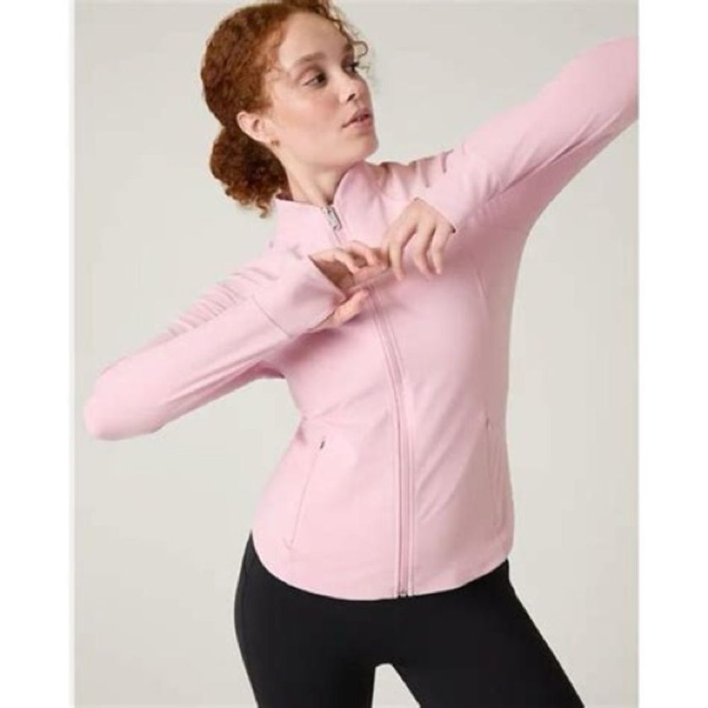 Athleta Salutation Jacket 2.0 Begonia Pink 2X